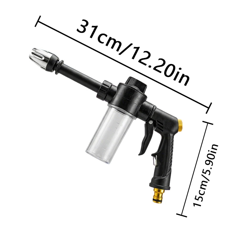 Portable Power Washer, 2X Stronger Spray, Easy for Women & Seniors, Ideal for Car Wash, Plants, Cleaning & Tire Inflation.