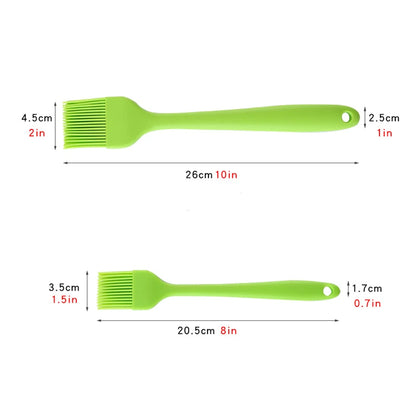 Food Grade Silicone Oil Brush Barbecue Basting Brush  Heat Resistant Pastry Brush Oil Brush For BBQ Cooking Baking Tool