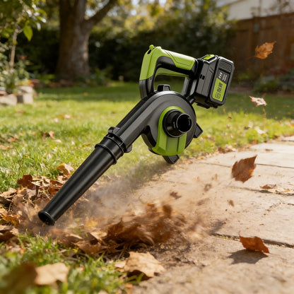 Leaf Blower 2-IN-1 Electric Handheld Leaf Blower Industrial Grade DIY For Yard Sweeping And Dust Battery Not Included