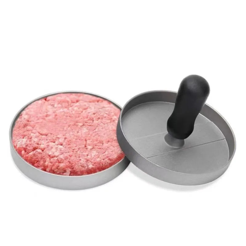 Burger Press Hamburger Meat Tool Patty Maker Aluminum Burger Maker for Kitchen BBQ Grill