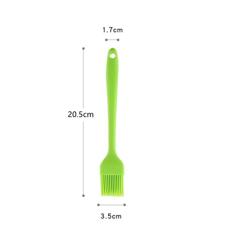 Food Grade Silicone Oil Brush Barbecue Basting Brush  Heat Resistant Pastry Brush Oil Brush For BBQ Cooking Baking Tool
