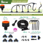 Patio Misting Cooling System for Garden Plant, Fogging Watering Irrigation, DIY, Free Bending, Universal Sprayer Kit, 5M-30M