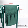 Garden Kneeler Thicken Seat Pad Portable Folding Kneeling Stool Oxford Storage Bag Indoor Outdoor For Gardening Vegetables Pick