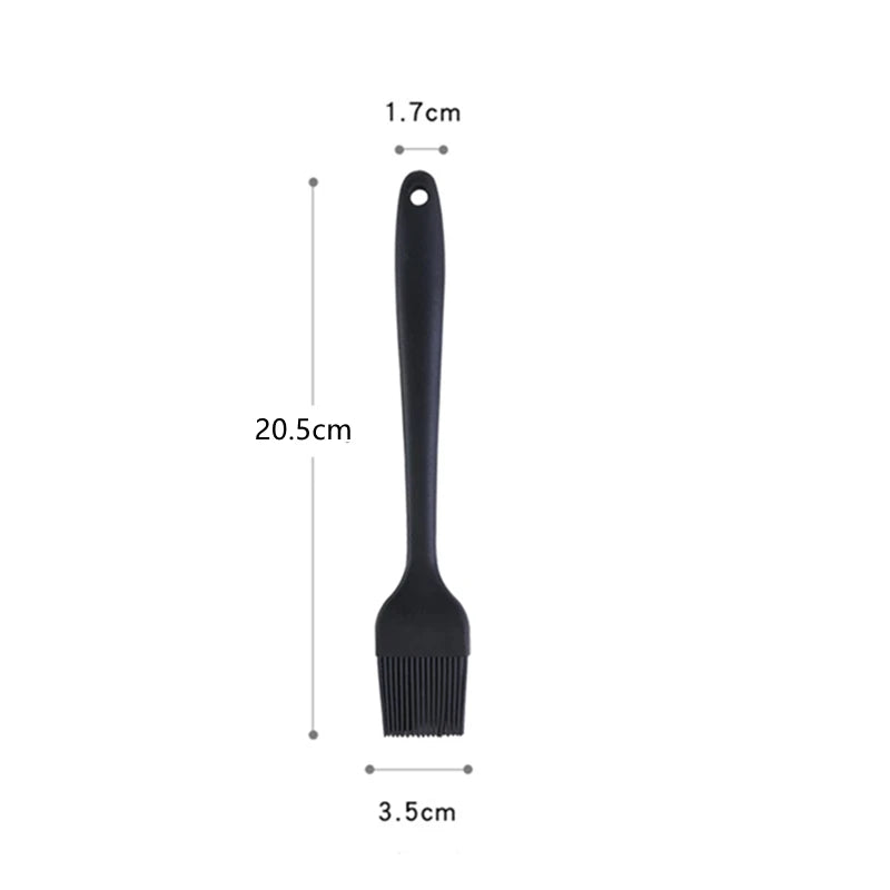 Food Grade Silicone Oil Brush Barbecue Basting Brush  Heat Resistant Pastry Brush Oil Brush For BBQ Cooking Baking Tool