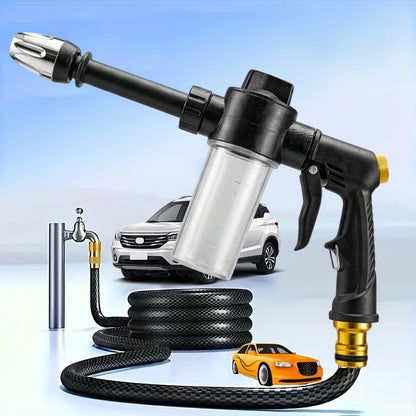 Portable Power Washer, 2X Stronger Spray, Easy for Women & Seniors, Ideal for Car Wash, Plants, Cleaning & Tire Inflation.