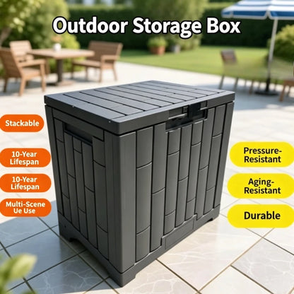 Outdoor Storage box Garden Home Storage Cabinet with Lock storage bins Dust-Proof camping storage Bin  Large-Capacity Organizer