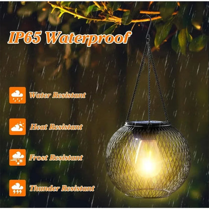 Solar Lantern Outdoor – Solar Lights for Outside Decorative – Outdoor Hanging Lights Waterproof Solar Lanterns