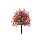 Artificial Flowers for Outdoor Indoor Garden Home Decoration Faux Daisy with Eucalyptus Leaves Fake Plants Greenery Porch Patio