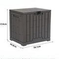 Outdoor Storage box Garden Home Storage Cabinet with Lock storage bins Dust-Proof camping storage Bin  Large-Capacity Organizer