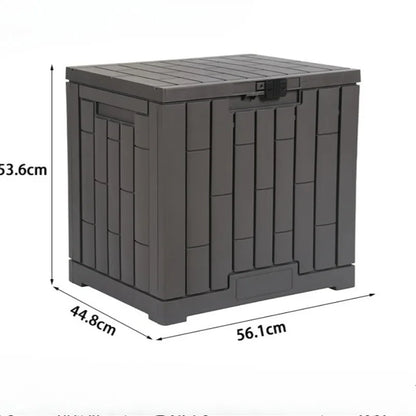 Outdoor Storage box Garden Home Storage Cabinet with Lock storage bins Dust-Proof camping storage Bin  Large-Capacity Organizer