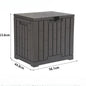 Outdoor Storage box Garden Home Storage Cabinet with Lock storage bins Dust-Proof camping storage Bin  Large-Capacity Organizer