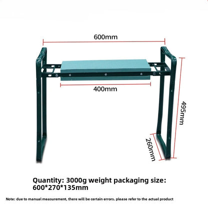 Garden Kneeler Thicken Seat Pad Portable Folding Kneeling Stool Oxford Storage Bag Indoor Outdoor For Gardening Vegetables Pick