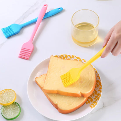Food Grade Silicone Oil Brush Barbecue Basting Brush  Heat Resistant Pastry Brush Oil Brush For BBQ Cooking Baking Tool