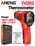 Infrared Thermometer -50~600℃ Digital Temperature Meter Non-contact Pyrometer Tester IR Hygrometer Industrial Tool ANENG TH203