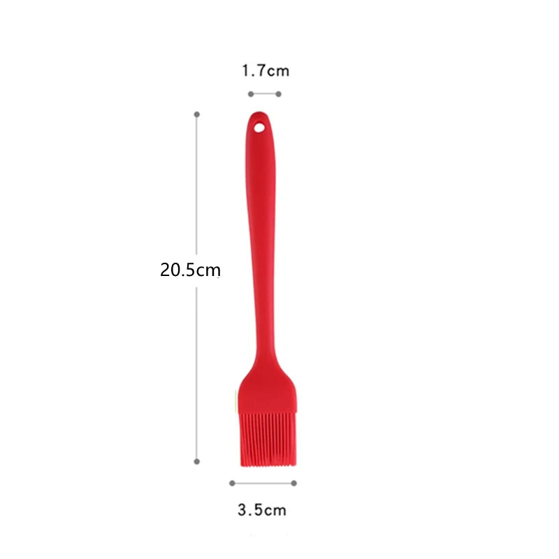 Food Grade Silicone Oil Brush Barbecue Basting Brush  Heat Resistant Pastry Brush Oil Brush For BBQ Cooking Baking Tool