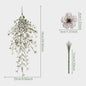 UV-Resistant Faux Hanging Flowers for Porch & Patio