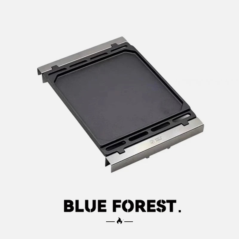 Outdoor Barbecue Grill Plate for Gs450, Igt Single Unit Cast Iron Grill Pan for Camping and Road Trips