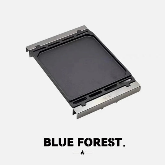 Outdoor Barbecue Grill Plate for Gs450, Igt Single Unit Cast Iron Grill Pan for Camping and Road Trips