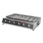 Gas Grill 6 Burner Smokeless Bbq European Outdoor Tabletop Griddle Barbecue Smokeless Gas BBQ Grill
