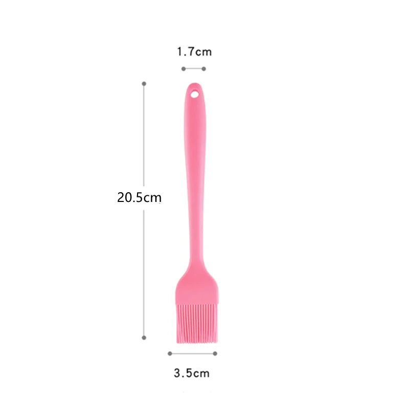 Food Grade Silicone Oil Brush Barbecue Basting Brush  Heat Resistant Pastry Brush Oil Brush For BBQ Cooking Baking Tool