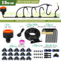 Patio Misting Cooling System for Garden Plant, Fogging Watering Irrigation, DIY, Free Bending, Universal Sprayer Kit, 5M-30M