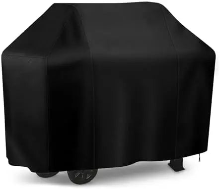 58" BBQ Grill Cover for Weber, Char-Broil, Nexgrill – Waterproof, UV-Resistant, Black