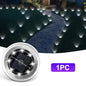Lawn Lights 8LED Solar Outdoor Garden Waterproof Decorative For Path Park Way Yard Floor Under Ground Spot Lamp Highlight