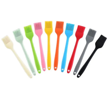 Food Grade Silicone Oil Brush Barbecue Basting Brush  Heat Resistant Pastry Brush Oil Brush For BBQ Cooking Baking Tool