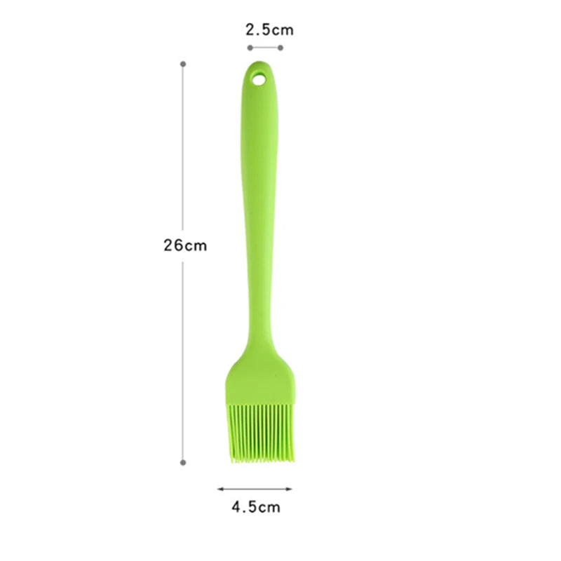 Food Grade Silicone Oil Brush Barbecue Basting Brush  Heat Resistant Pastry Brush Oil Brush For BBQ Cooking Baking Tool